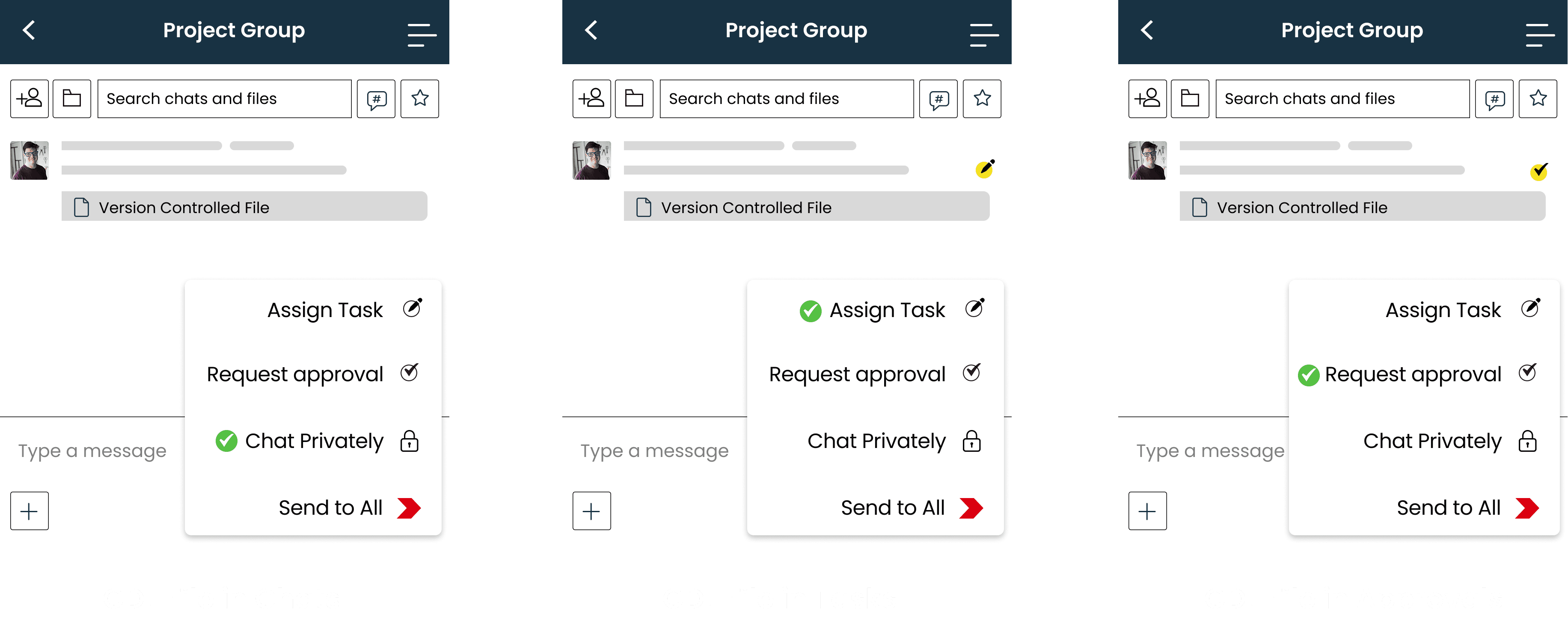 CDE built into everyday messaging - where work actually happens.