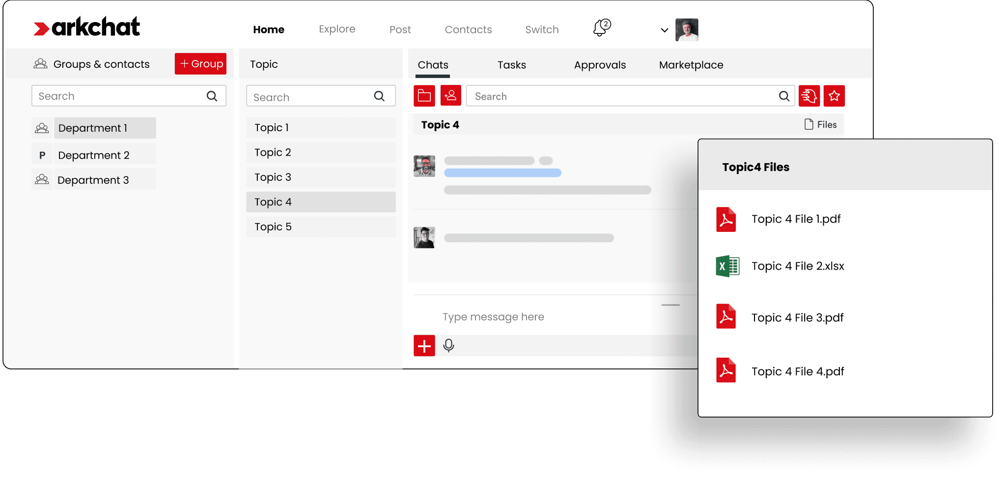 Arkchat messaging app: Corporates and institutions can organise messages and files in chat groups