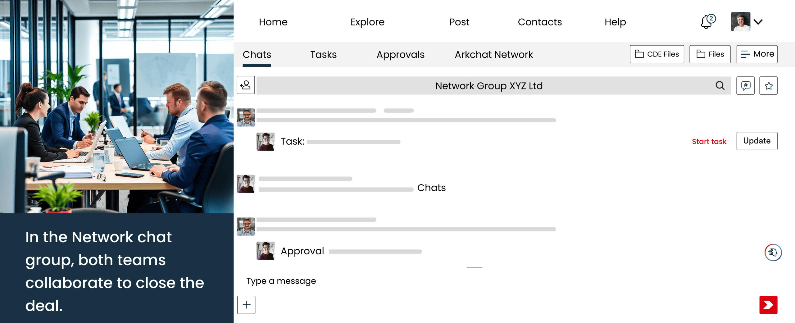 Collaborate beyond the first conversation