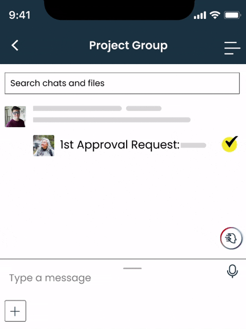 Seamless multi-level approvals, built into your chats.